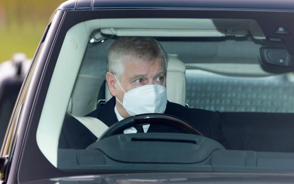 Prince Andrew , Duke Of York arrives at Windsor Castle - Kelvin Bruce/Jim Bennett