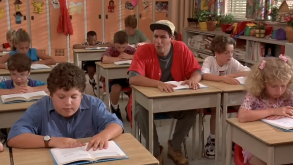 Adam Sandler in Billy Madison.