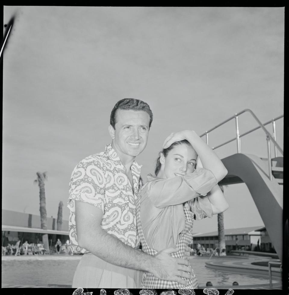 1954: Vic Damone and Pier Angeli