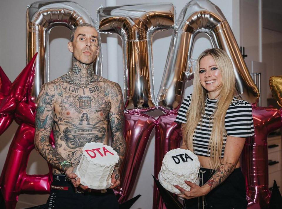 Avril Lavigne travis barker