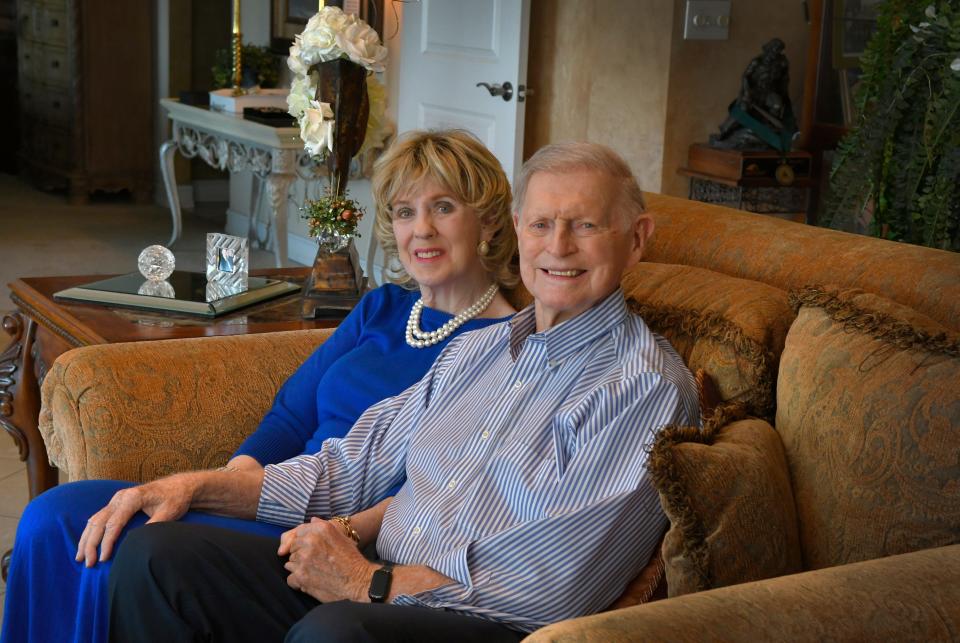 Susie and Tom Wasdin at home in Cocoa.