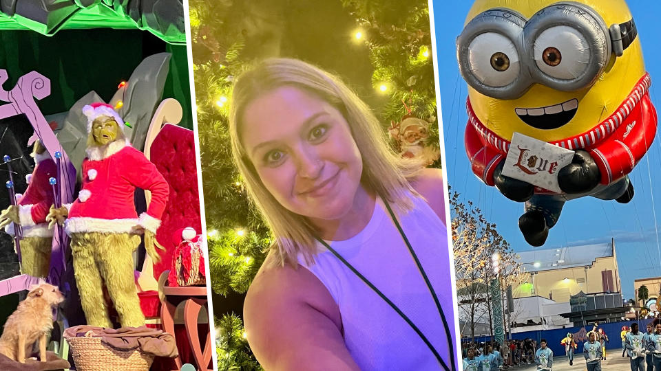 I visited Universal Orlando to experience the parks' holiday events and loved everything from meeting the Grinch to watching giant balloons stroll past in a Christmas parade featuring Macy's. (Photos: Terri Peters)