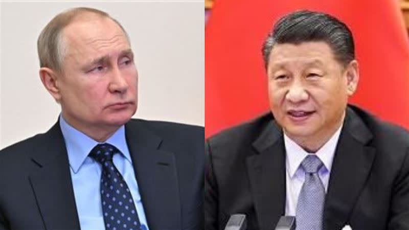 傳出普丁的逃亡計畫曝光，一度選擇逃往中國。（圖／翻攝自KremlinRussia_E推特、新華網）