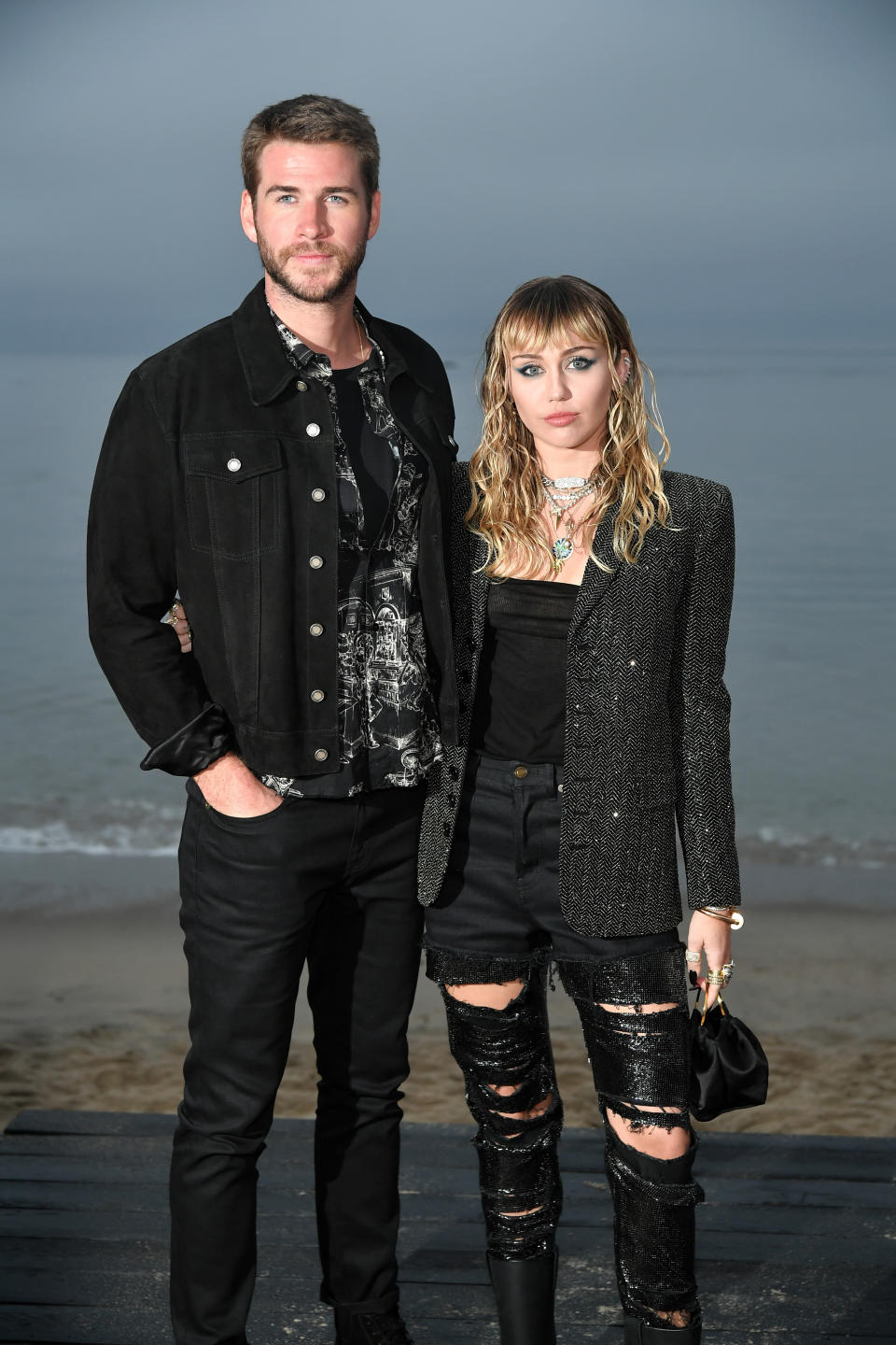 Liam Hemsworth and Miley Cyrus in June. (Photo: Neilson Barnard via Getty Images)