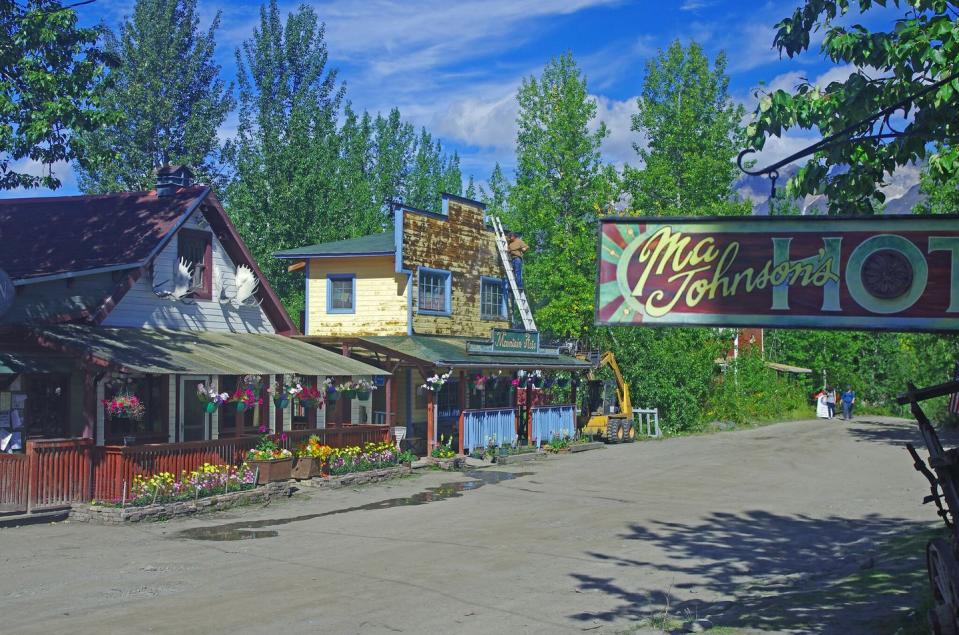 Main Street in McCarthy, Alaska