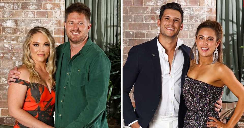 Married At First Sight stars Melissa Rawson, Bryce Ruthven, Johnny Balbuziente and Kerry Knight.