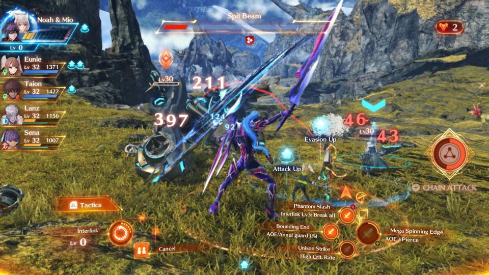 Das Japan-Open-World-Rollenspiel geht in die dritte Runde: In "Xenoblade Chronicles 3" treffen die Kriegsparteien der Keves auf die Agnus. Erstere setzen auf Kampfmaschinen, letztere auf Magie. (Bild: Nintendo)