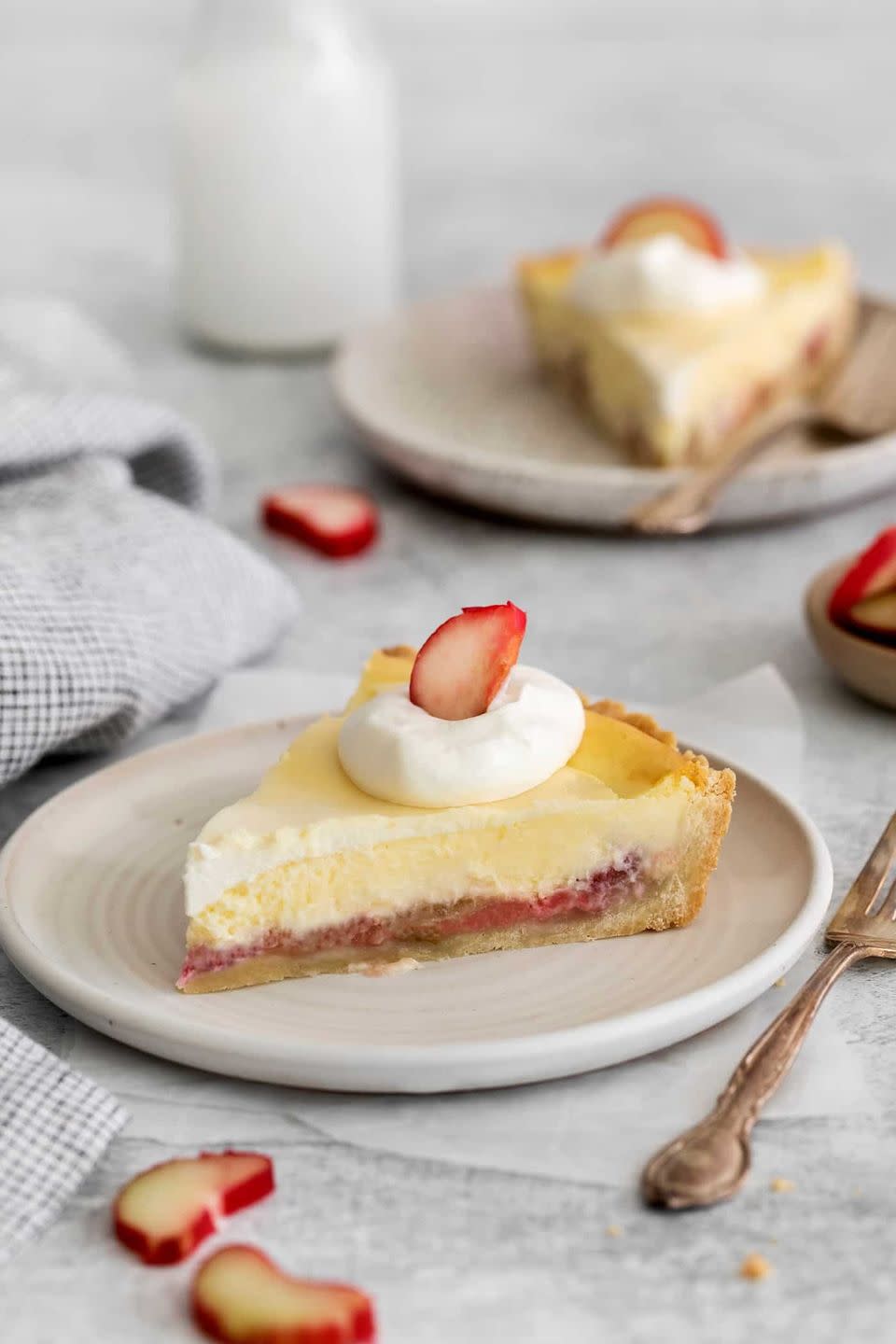 easter pie recipes rhubarb cheesecake