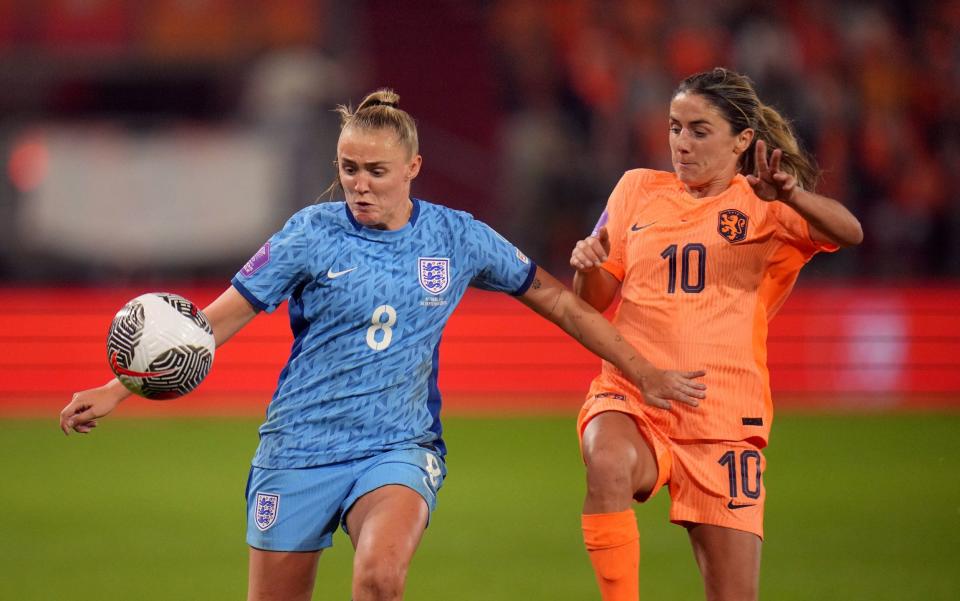 England midfielder Georgia Stanway (left) - Why the Lionesses' lacklustre defeat in Sarina Wiegman's homecoming was on the cards