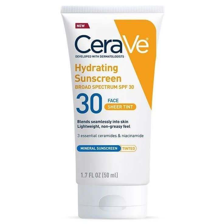 5) Tinted Hydrating Sunscreen Broad Spectrum SPF 30