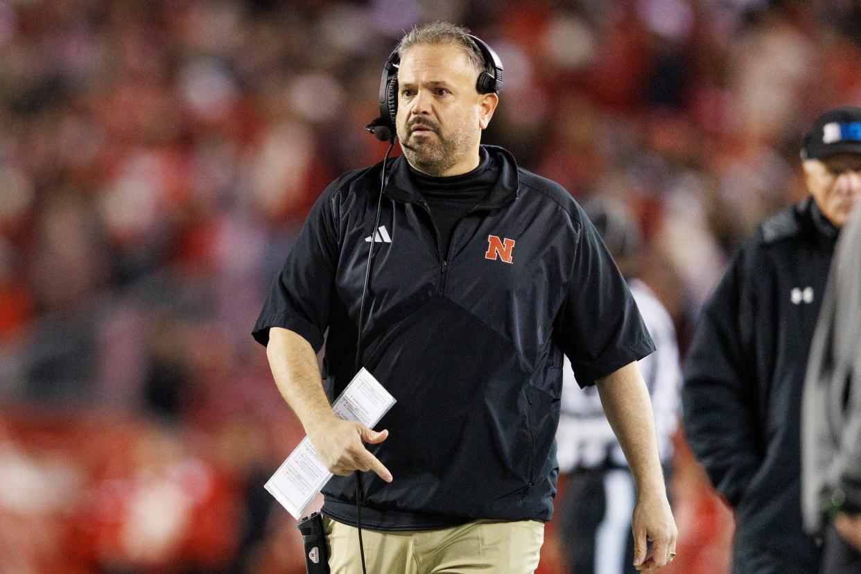 Nebraska football coach Matt Rhule hits the road and barnstorms for recruiting prospects every December and January.