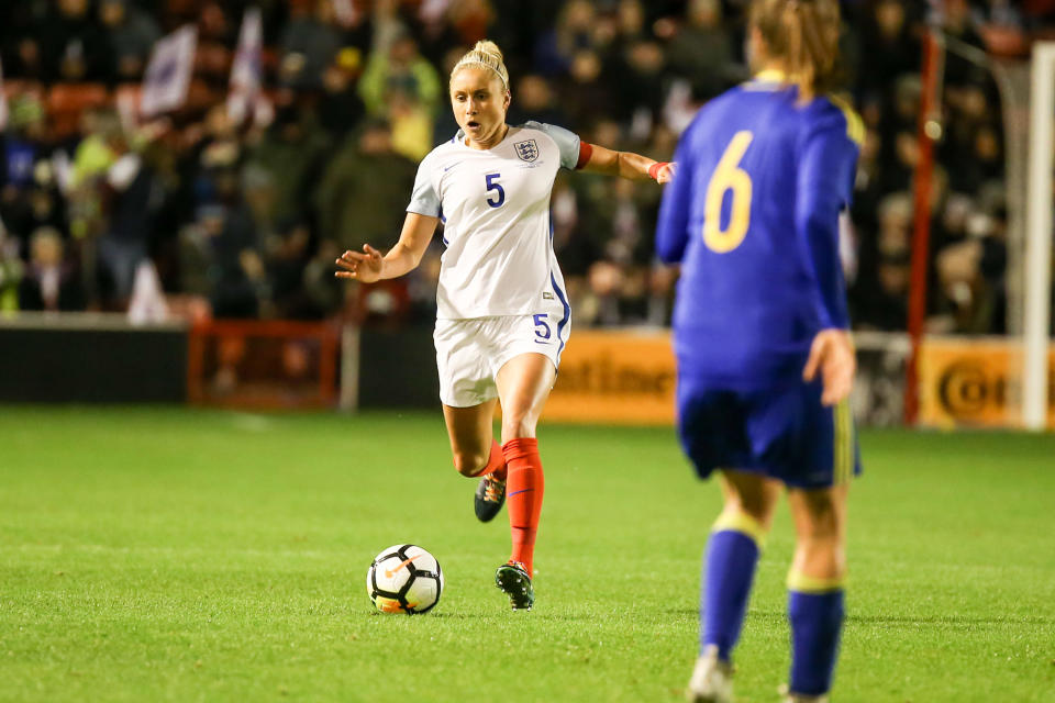 England Women's team, the Lionesses, playing Bosnia & Herzegovina