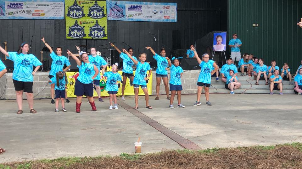 Campers performed at last year's Down Syndrome Association of West Tennessee benefit program.