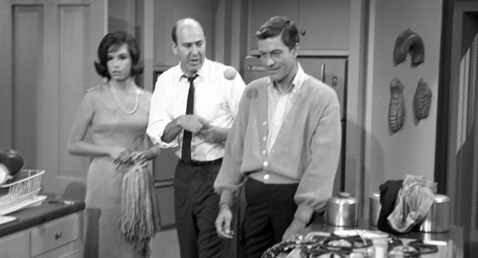 Mary Tyler Moore, Carl Reiner and Dick Van Dyke