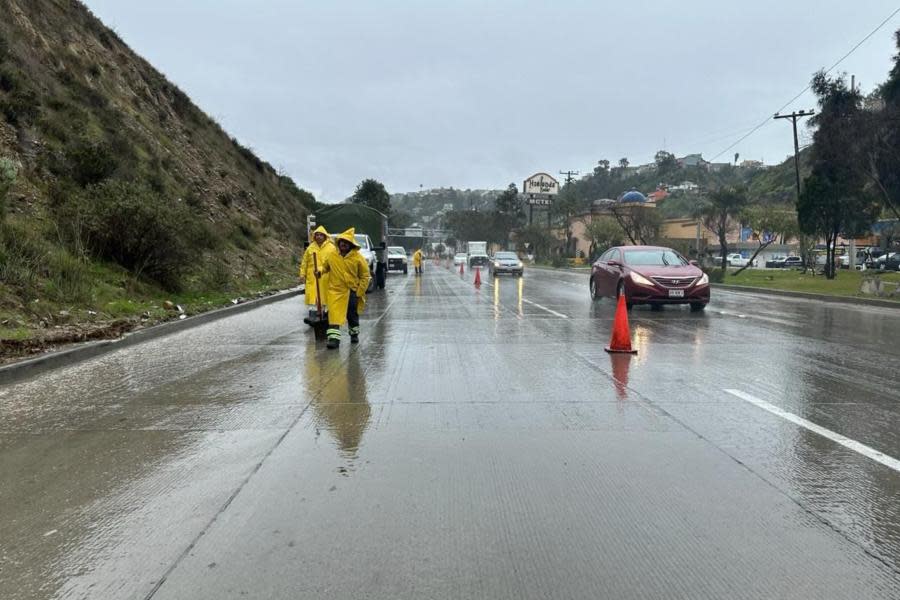 Reportan saldo blanco en Tijuana tras arribo de primera tormenta a la región