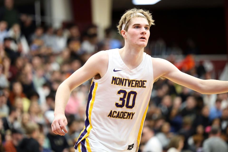 Montverde's Liam McNeeley #30 is seen against La Lumiere during a high school basketball game at the Hoophall Classic, Saturday, January 14, 2023, in Springfield, MA.