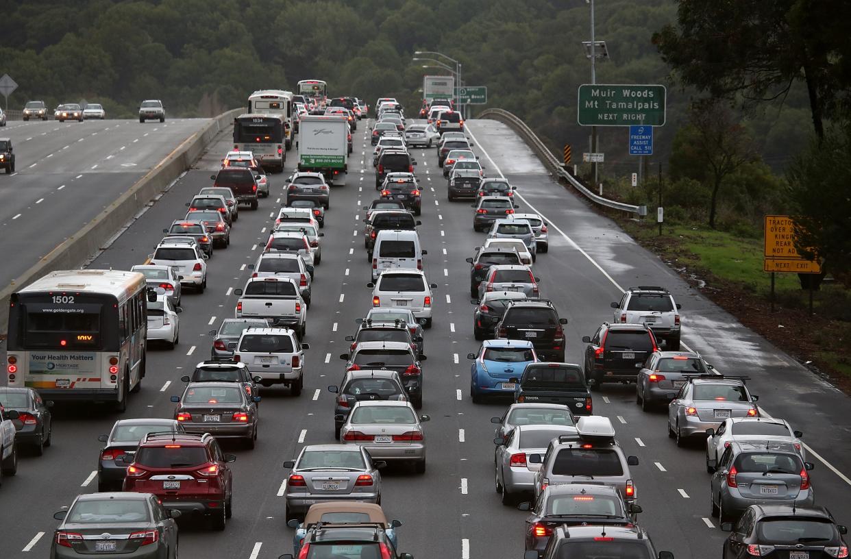 Being a little more courteous on the road is just one way to be kinder in 2015. (Justin Sullivan/Getty Images)