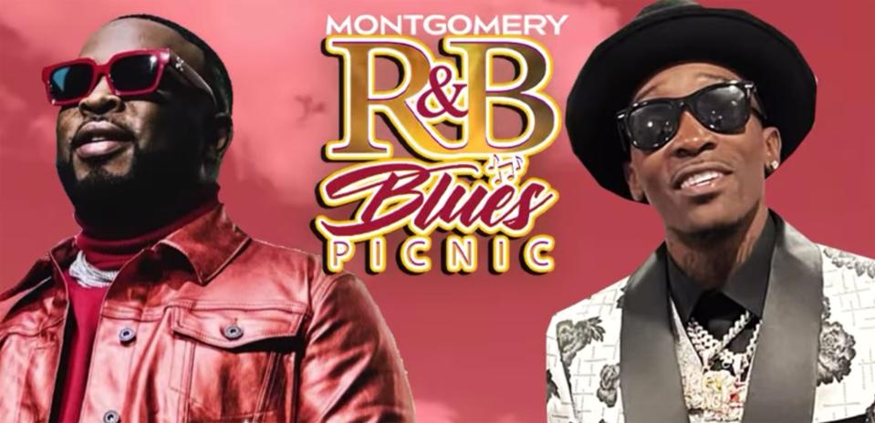 Pleasure P and Erealist are in the lineup for Sunday's Montgomery R&B  and Blues Picnic.
