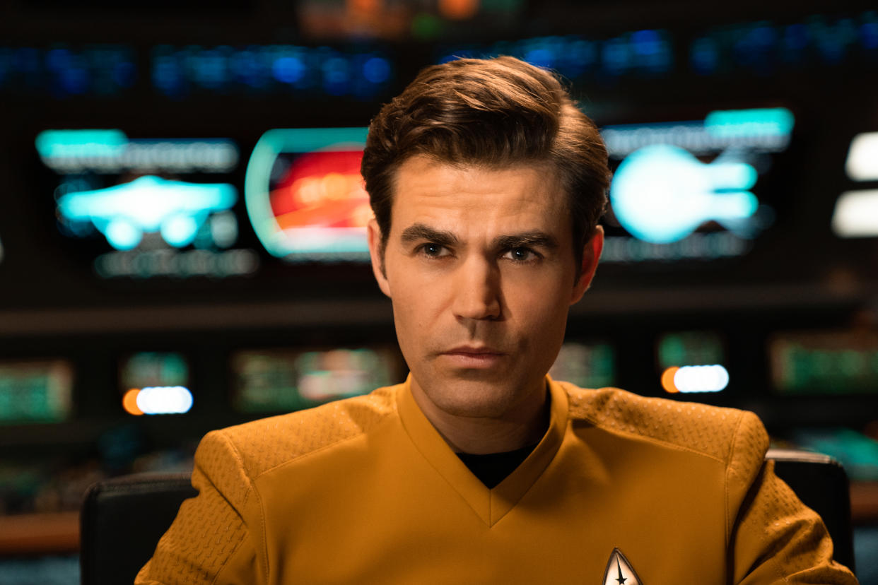 Paul Wesley as James T. Kirk in Star Trek: Strange New Worlds