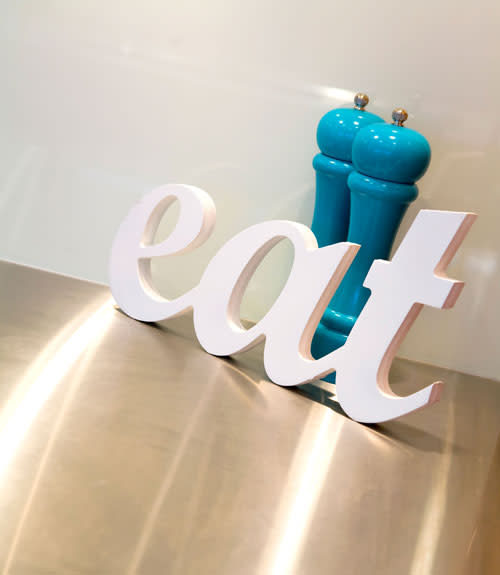 <div class="caption-credit"> Photo by: Getty Images</div><div class="caption-title">Obvious Signage</div><p> "The word 'eat' placed in the kitchen. Do we now require labeled rooms so that we know their functions?" -Carlye I. </p> <p> <b>See more:</b> </p> <p> <a href="http://www.housebeautiful.com/decorating/home-makeovers/quick-easy-home-decorating-ideas-0612?link=emb&dom=yah_life&src=syn&con=blog_housebeautiful&mag=hbu" rel="nofollow noopener" target="_blank" data-ylk="slk:Quick and Easy Decorating Ideas" class="link rapid-noclick-resp"><b>Quick and Easy Decorating Ideas</b></a> <b><br></b><a href="http://www.housebeautiful.com/decorating/decorating-mistakes?link=emb&dom=yah_life&src=syn&con=blog_housebeautiful&mag=hbu" rel="nofollow noopener" target="_blank" data-ylk="slk:Decorating Mistakes That Drive Designers Nuts" class="link rapid-noclick-resp"><b>Decorating Mistakes That Drive Designers Nuts</b></a> </p>