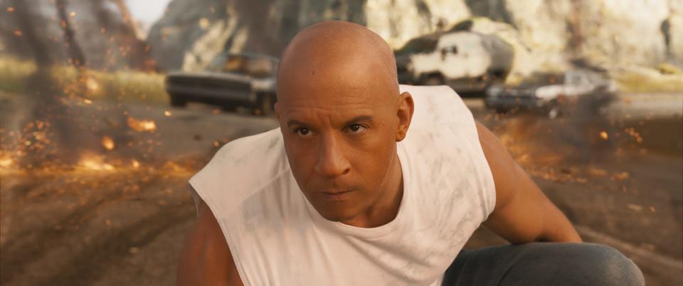 Vin Diesel as Dom Toretto in "F9," co-written and directed by Justin Lin.