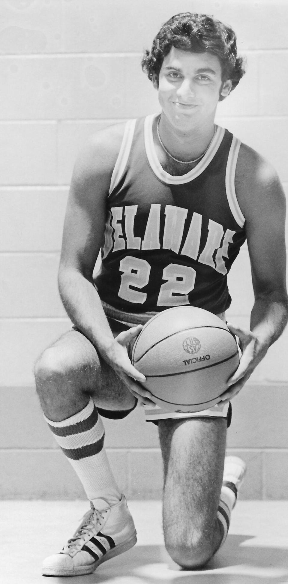 David Gruber was known as an enthusiastic teammate on the Delaware men's basketball team.