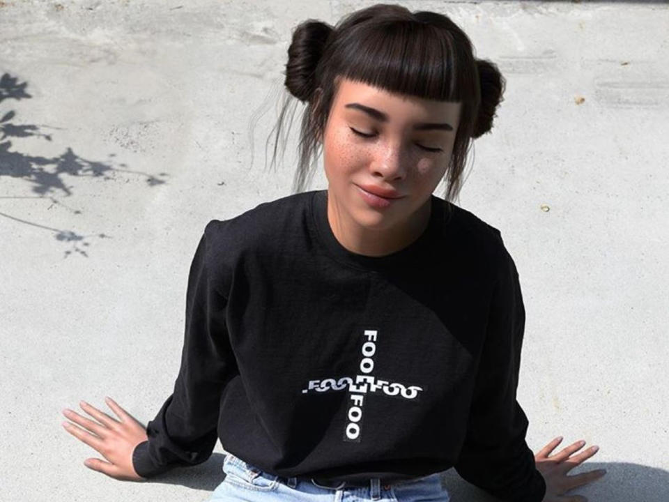 Instagram-Model Lil Miquela – zu schön um wahr zu sein? (Bild-Copyright: lilmiquela/Instagram)