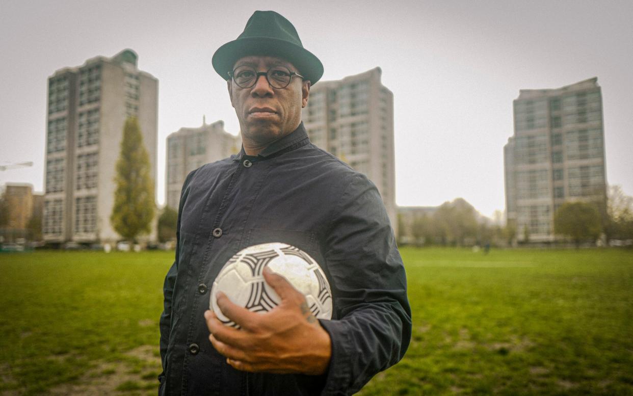 Former footballer Ian Wright - Dan Dewsbury