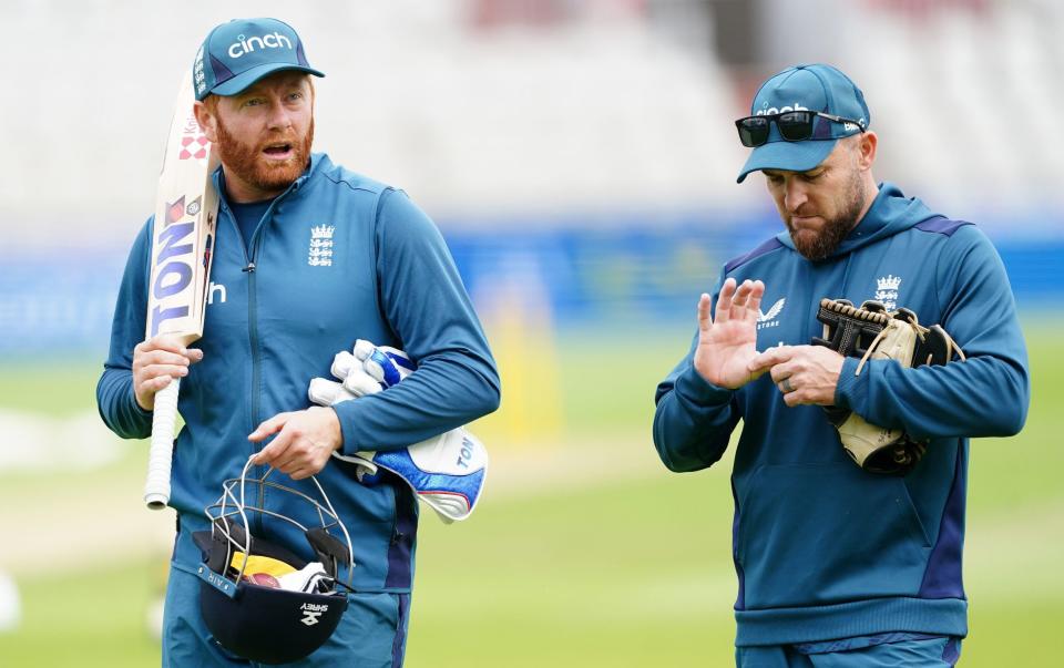 Brendon McCullum and Jonny Bairstow