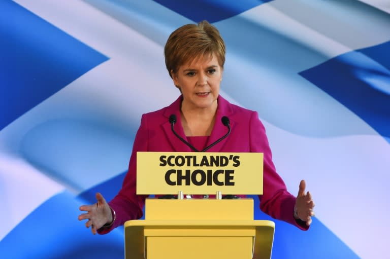 Nicola Sturgeon defiende un segundo referéndum (AFP).