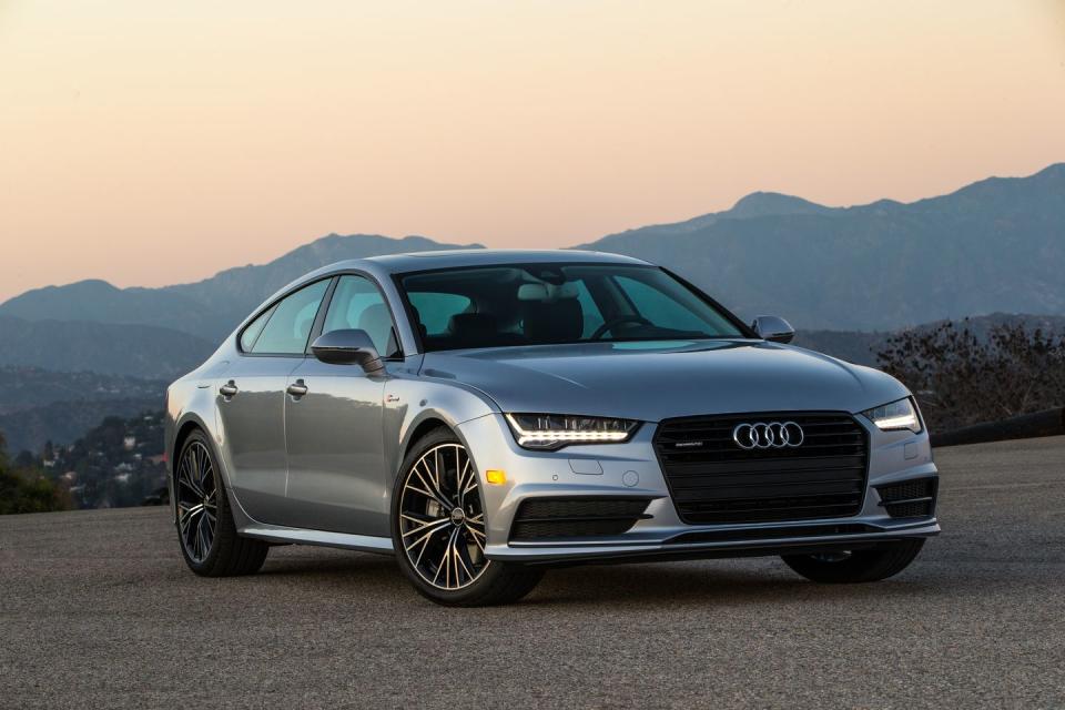 <p><strong>2.39 times</strong> more likely to be stolen than the average 2016–2018 model<br></p><p>We have a theory as to why <a href="https://www.caranddriver.com/audi/a7" rel="nofollow noopener" target="_blank" data-ylk="slk:the fastback Audi A7;elm:context_link;itc:0;sec:content-canvas" class="link ">the fastback Audi A7</a> is more likely to be stolen than the average car: Just look at it.</p>