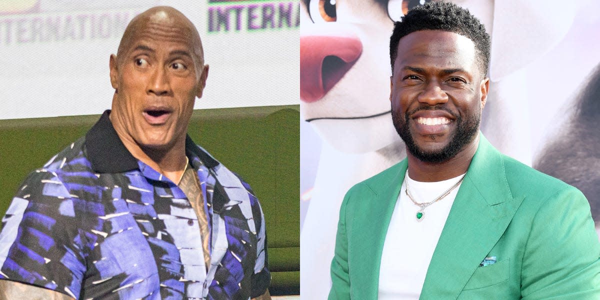 The Rock and Kevin Hart SDCC 2022