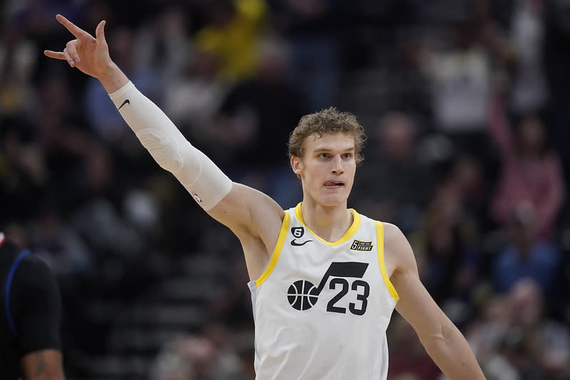 日前傳出NBA猶他爵士願意兜售陣中明星鋒線Lauri Markkanen，便隨即引發聯盟中其他球隊關注。（資料照）