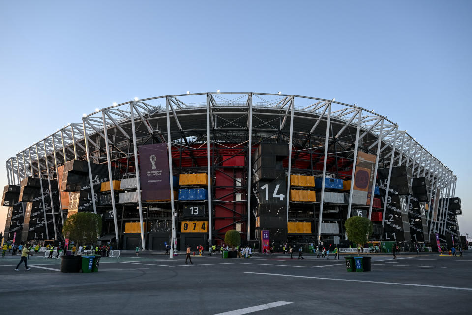 卡達世足場館之一的「974體育場」（Stadium 974）。圖片來源： Getty Images