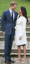 <p>As they announced the news they were engaged in November 2017, Markle repeatedly looked into her husband-to-be's eyes as they gushed about each other to journalists. </p>