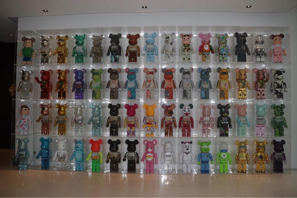 Assets confiscated range from more than 250 luxury bags and watches to BE@RBRICK collectible toys. (Photo: Singapore Police Force via Bloomberg)