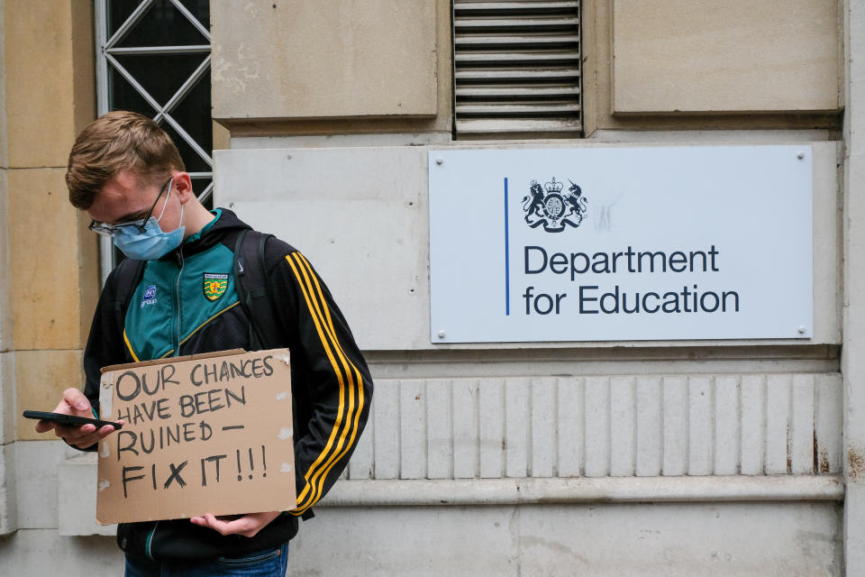 Protest Outside the Department for Education