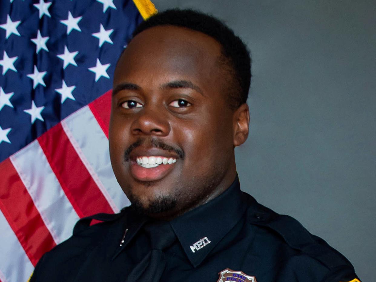 This image provided by the Memphis Police Department shows officer Tadarrius Bean. (AP)