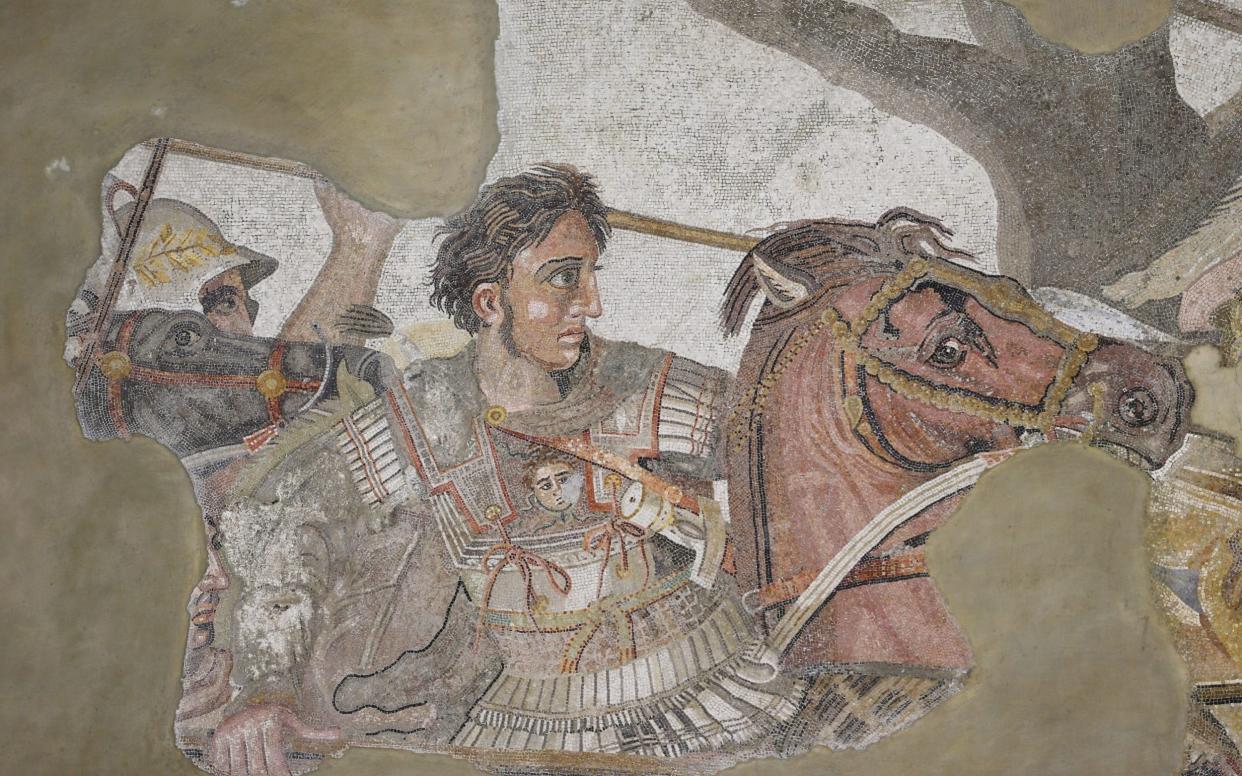 Alexander the Great, depicted in a mosaic fro Pompeii -  Marco Cantile/LightRocket via Getty Images
