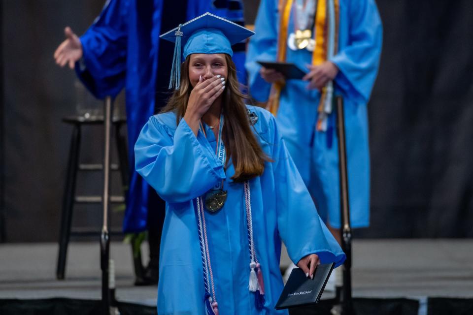 Ponte Vedra High School hosted its commencement program for the Class of 2022 at the UNF Arena on May 28, 2022.
Photo made May 28, 2022,
[Fran Ruchalski for the St. Augustine Record]