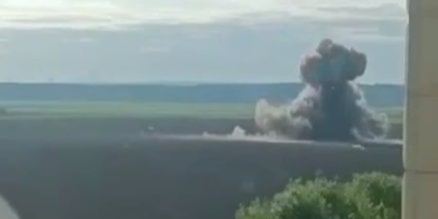 The explosion, as reported on social media, took place in the Moscow Oblast