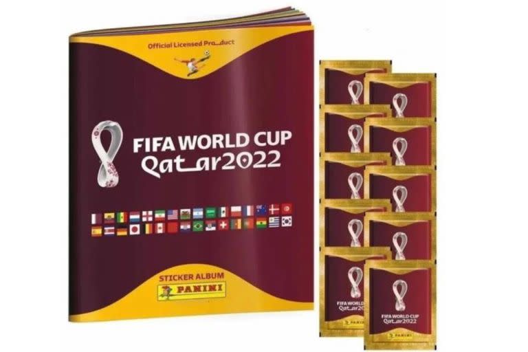 El álbum de figuritas oficial de la Copa del Mundo 2022 fue creado por la empresa italiana Panini