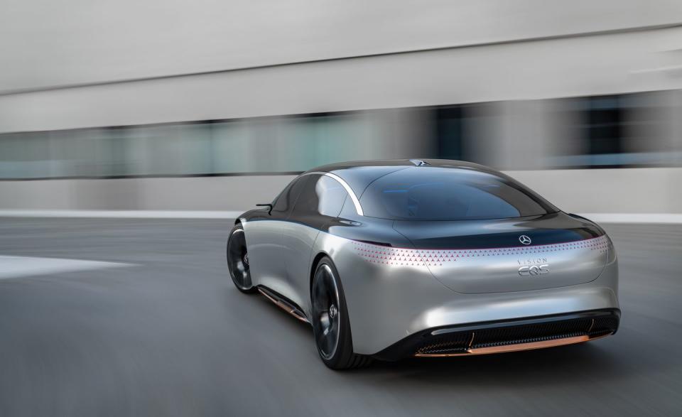 View Photos of the Mercedes-Benz Vision EQS Concept