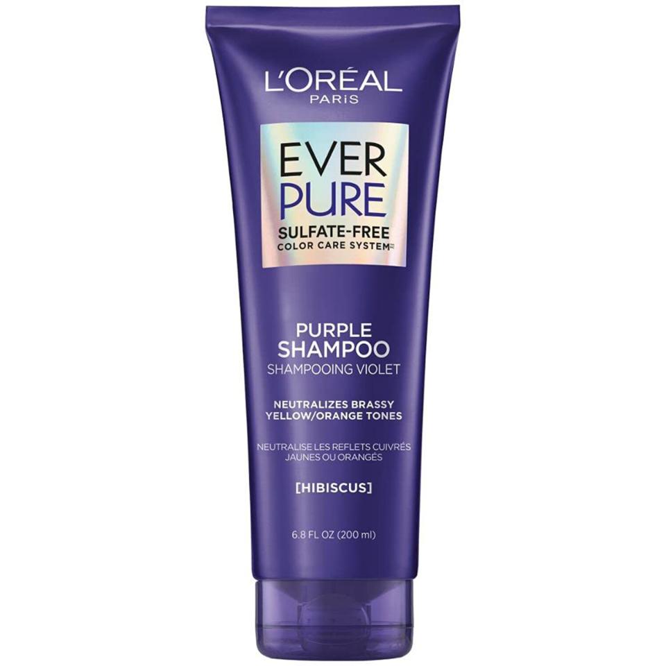 L'Oreal Paris EverPure Sulfate Free Brass Toning Purple Shampoo for Blonde