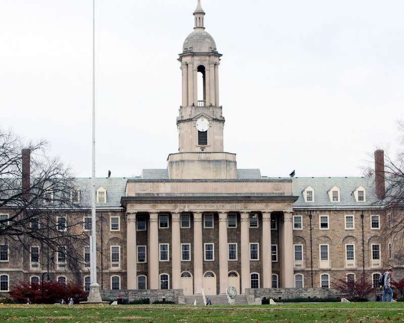 On February 22, 1855, Pennsylvania State University was founded in State College, Pa. It was originally called the Farmers' High School of Pennsylvania. File Photo by George Powers/UPI