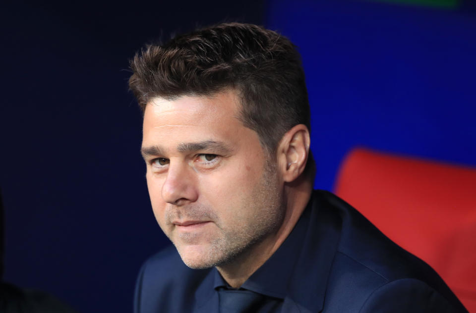 Tottenham Hotspur manager Mauricio Pochettino during the UEFA Champions League Final at the Wanda Metropolitano, Madrid.