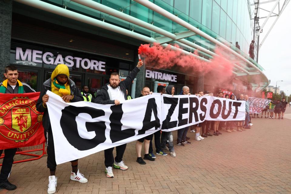 The Glazers’ ownership has frustrated Man United fans for years (REUTERS)