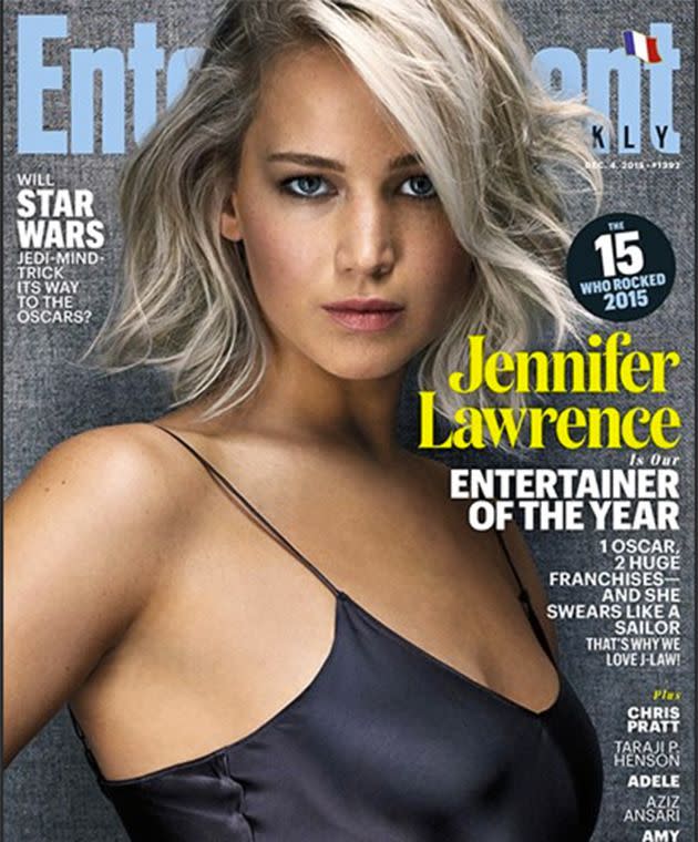 On the cover of Entertainment Weekly! last year.