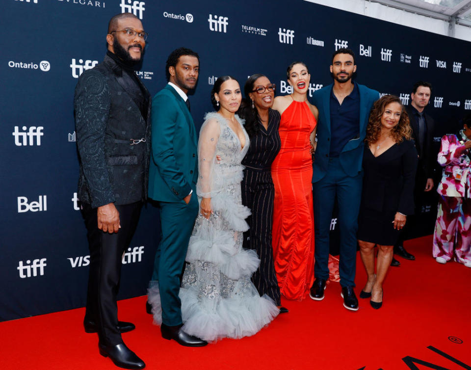 Tyler Perry and others on the red carpet