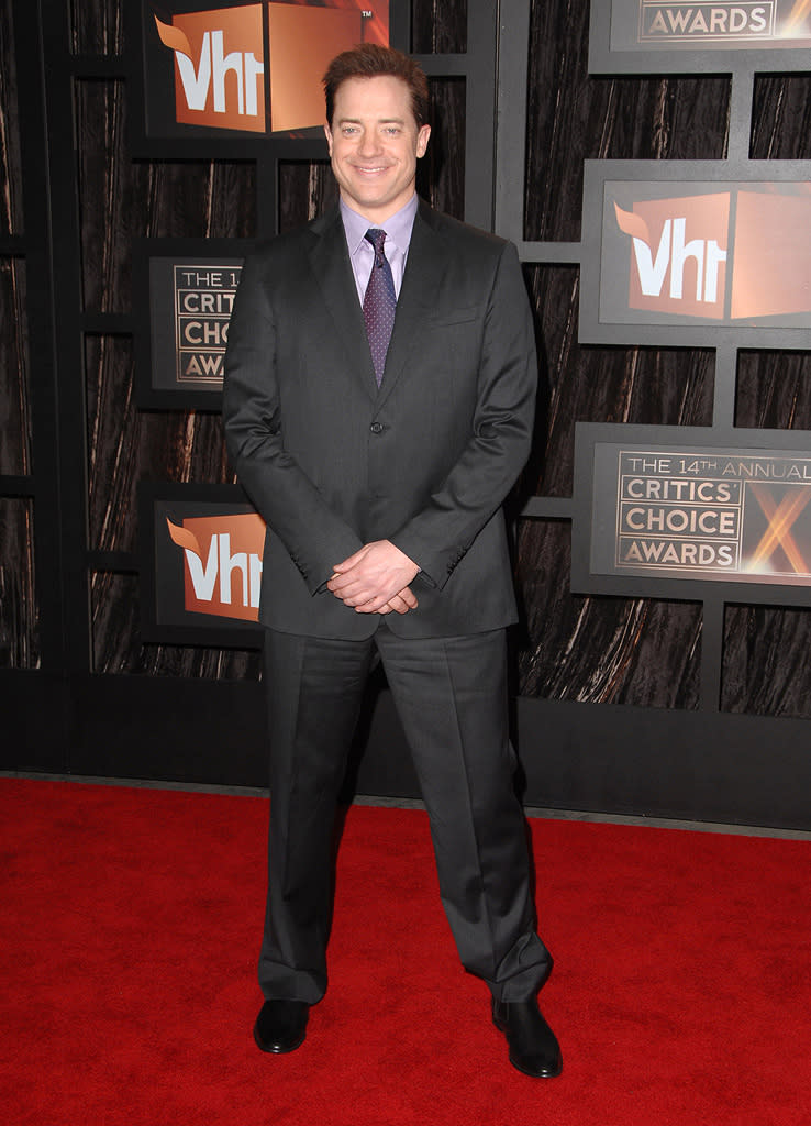 14th Annual Critics' Choice Awards 2009 Brendan Fraser